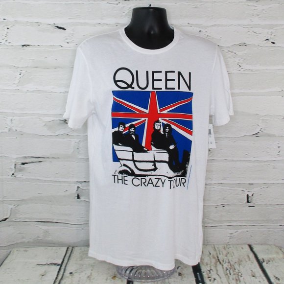 Bravado Queen The Crazy Tour Graphic T-Shirt - Picture 1 of 6